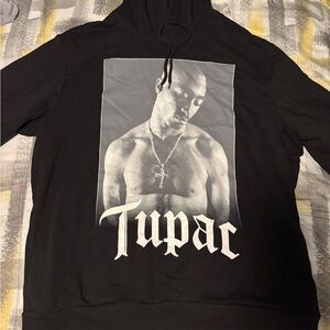 Black Graphic Hoodie